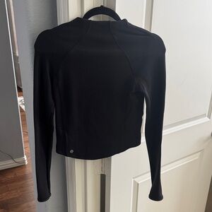 Black Long-Sleeve Athletic Top - lululemon athletica size 2